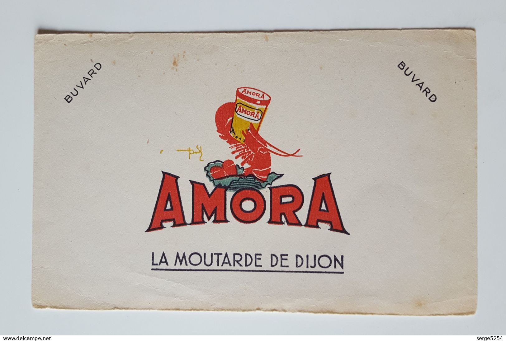 Buvard Amora La Moutarde De Dijon - Moutardes