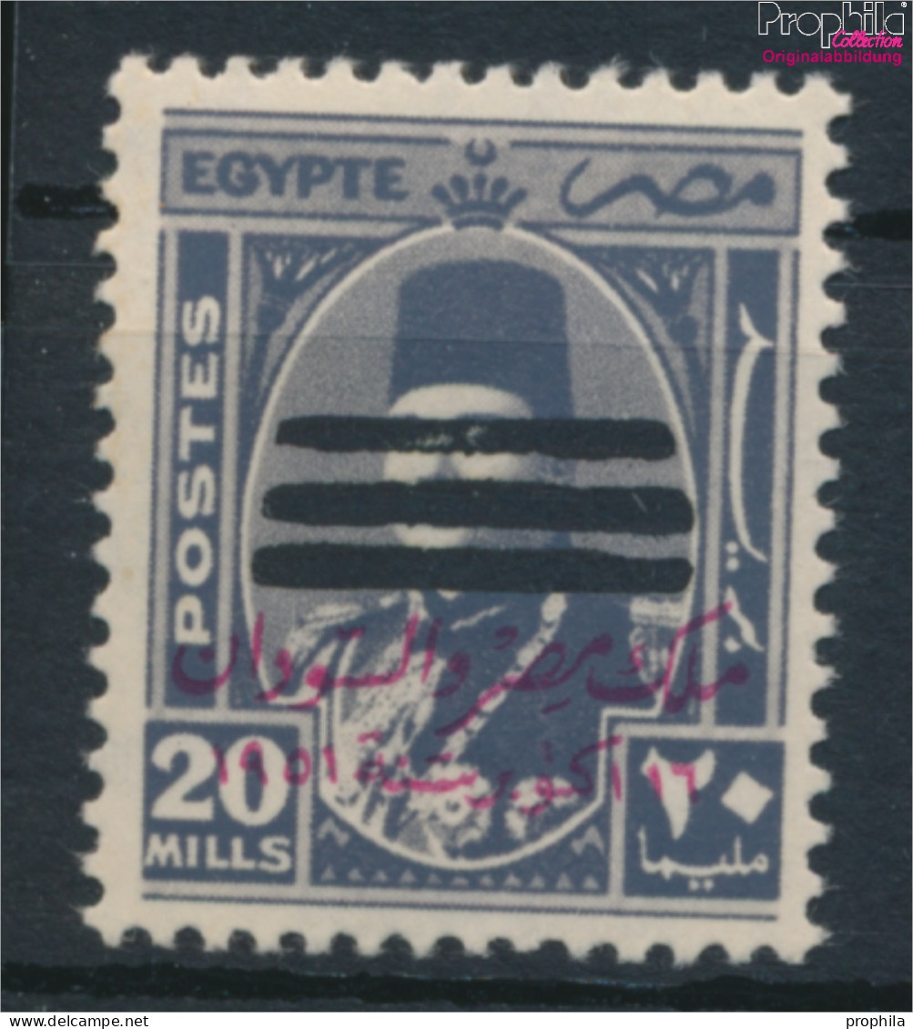 Ägypten 443 Postfrisch 1953 Aufdruckausgabe (10325914 - Unused Stamps