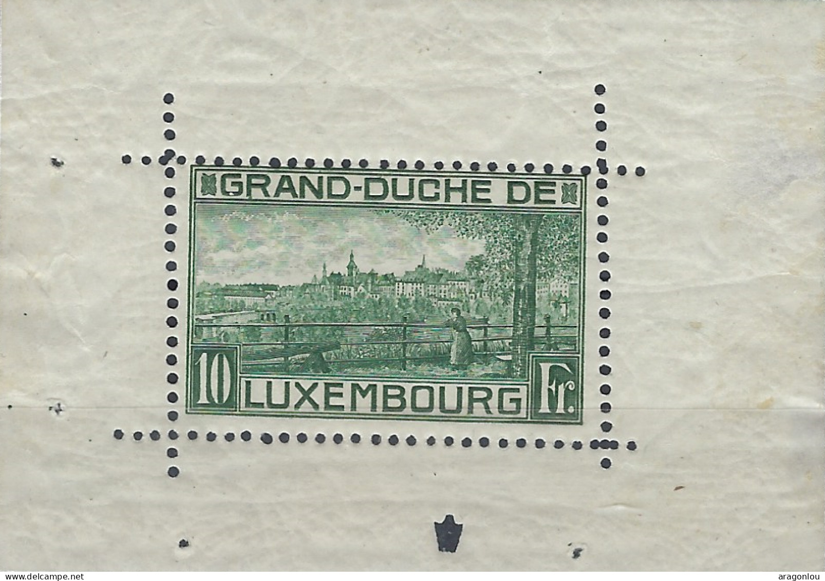 Luxembourg - Luxemburg - BLOC  1923   *   Michel  BF1  II   VC. 2000,- - Blocs & Feuillets