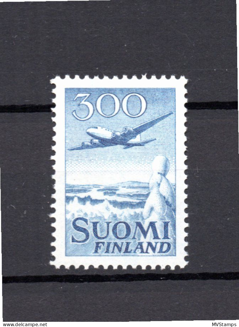 Finland 1958 Old Airmail/airplane/aviation Stamp (Michel 488) Nice MNH - Neufs