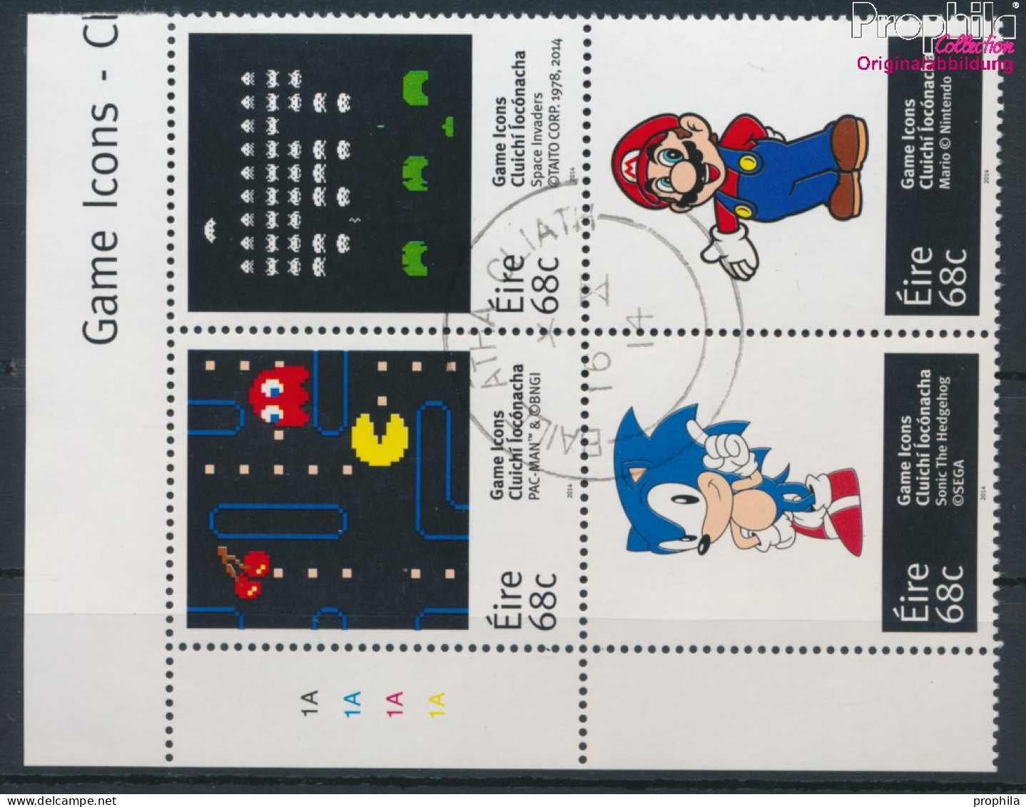 Irland 2113-2116 Viererblock (kompl.Ausg.) Gestempelt 2014 Computerspiele (10325736 - Used Stamps
