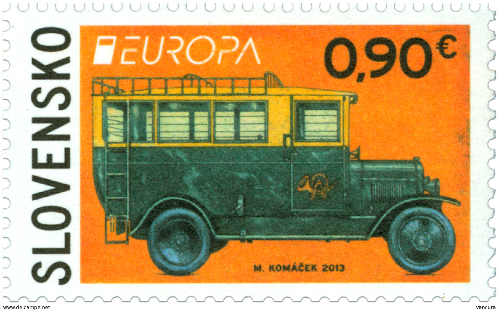 ** 538 Slovakia EUROPA 2013 Post Bus - Unused Stamps