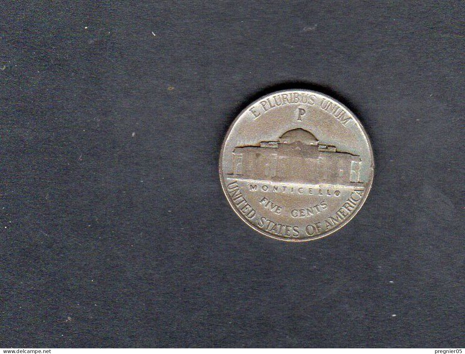 USA - Pièce 5 Cents "Jefferson Nickel" Temps De Guerre  1943P TB/F  KM.192a - 1938-…: Jefferson