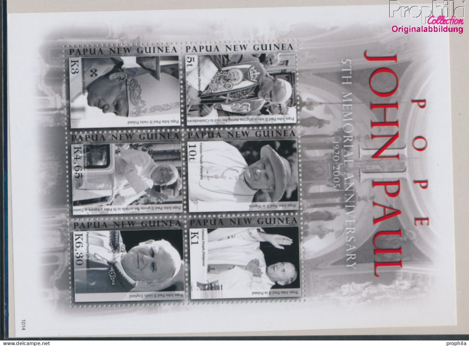 Papua-Neuguinea Block121 (kompl.Ausg.) Postfrisch 2010 Papst Johannes Paul II. (10325730 - Papouasie-Nouvelle-Guinée