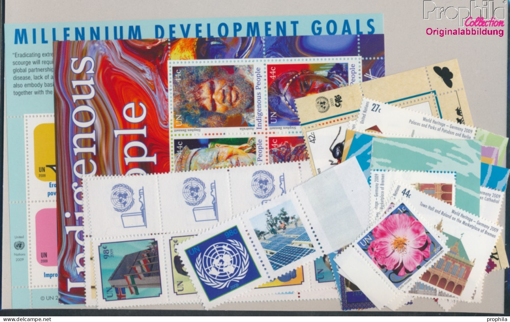 UNO - New York Postfrisch Thant 2009 Indigene, Klima, Insakten, Rosen U.  (10325718 - Unused Stamps