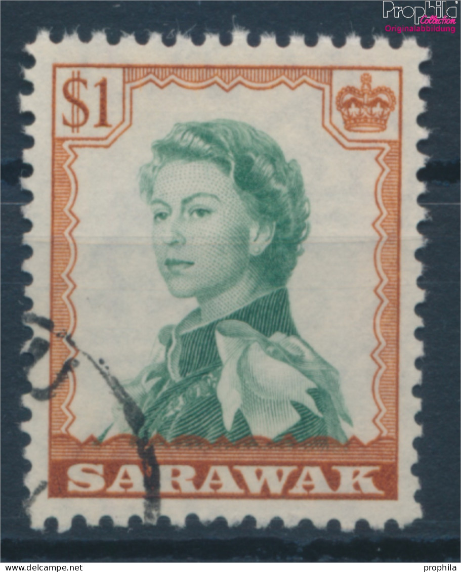 Sarawak (Malaysia) 200 Gestempelt 1955 Elisabeth Und Landesmotive (10310025 - Sarawak (...-1963)