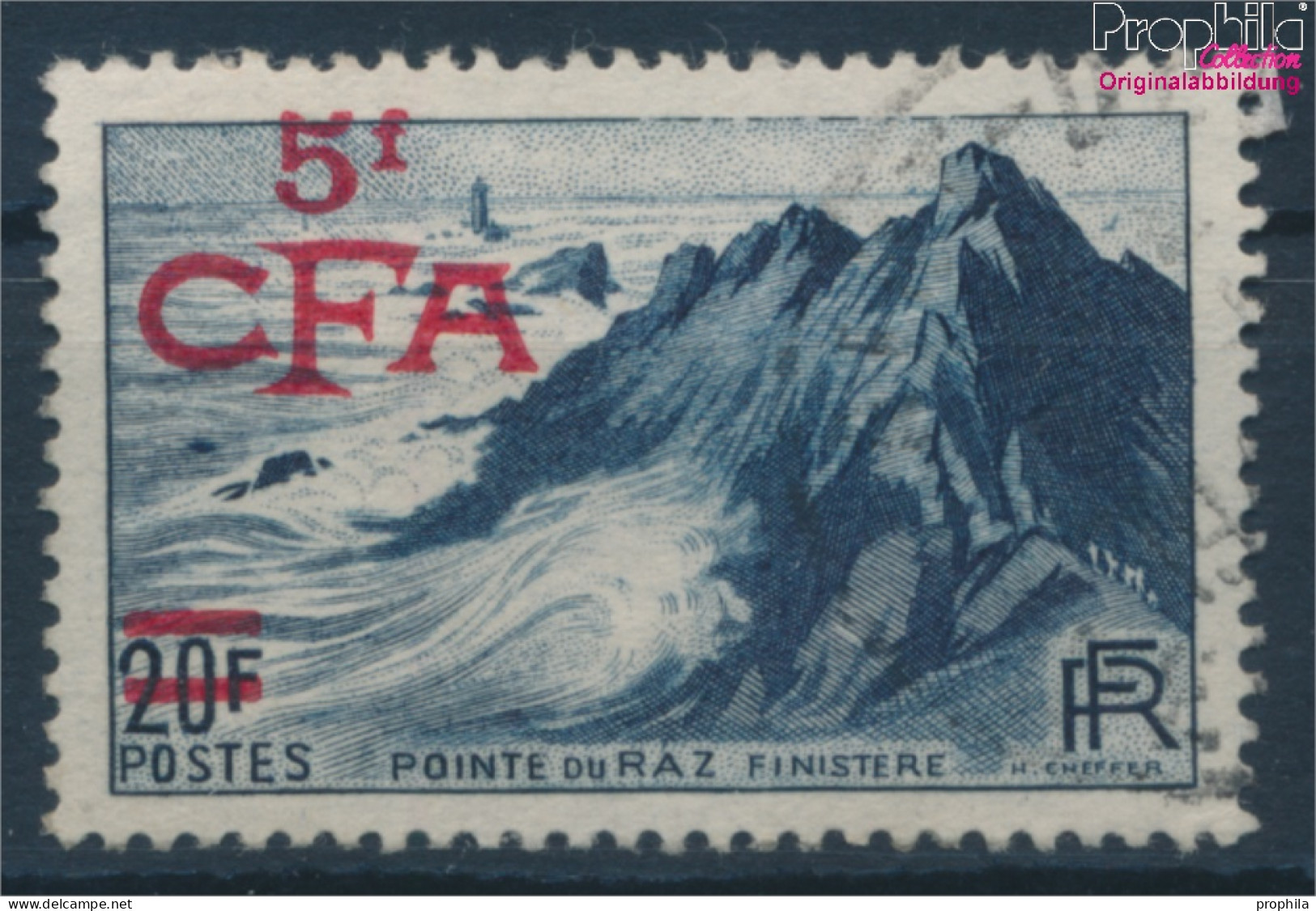 Reunion 347 Gestempelt 1949 Aufdruckausgabe (10309951 - Oblitérés