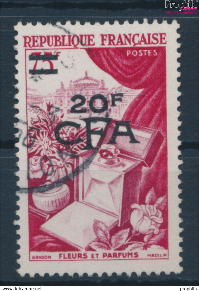 Reunion 378 Gestempelt 1954 Aufdruckausgabe (10309942 - Oblitérés