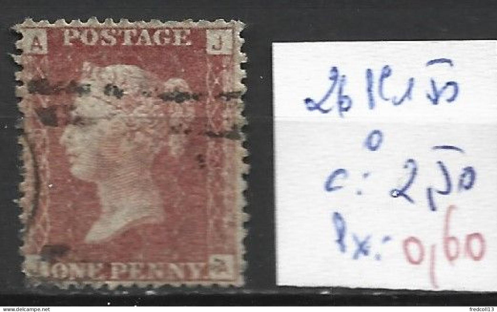 GRANDE-BRETAGNE 26 Planche 150 Oblitéré  Côte 2.50 € - Used Stamps