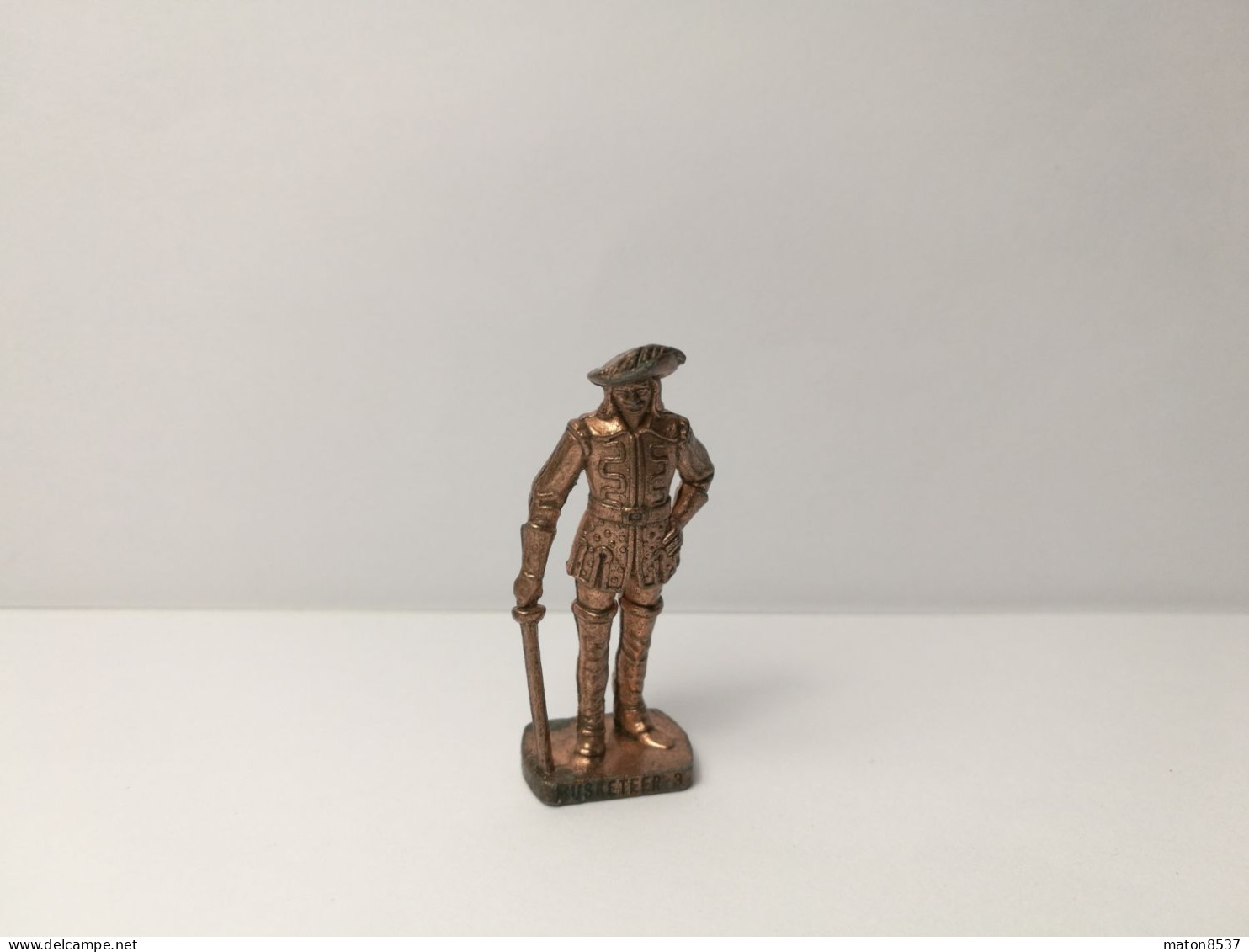 Kinder :  Französische Musketiere Um 1670 1980-92 - Musketeer 3  - Kupfer SCAME - 40 Mm - Metalen Beeldjes