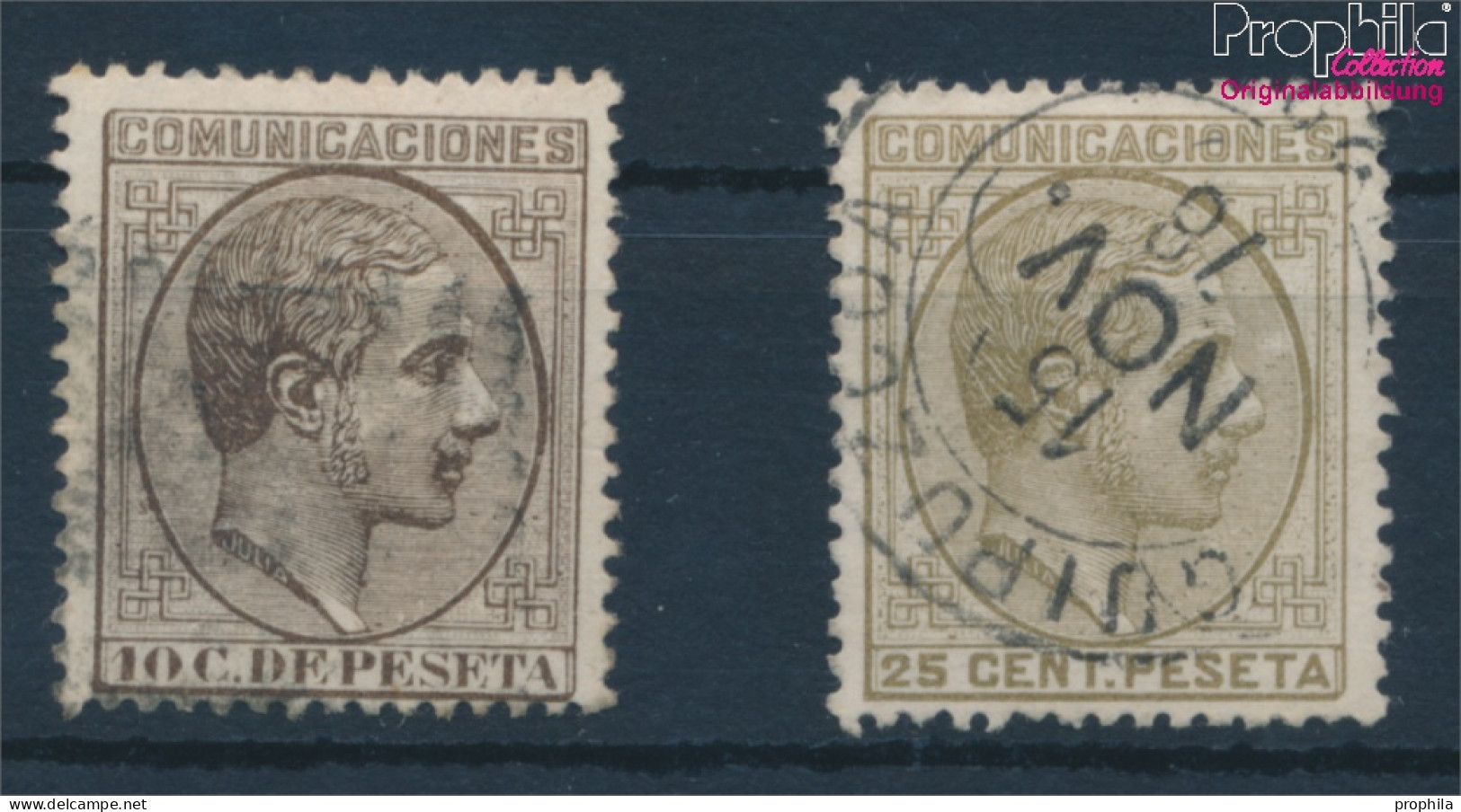 Spanien 168,170 Gestempelt 1878 Alfons (10294796 - Gebraucht