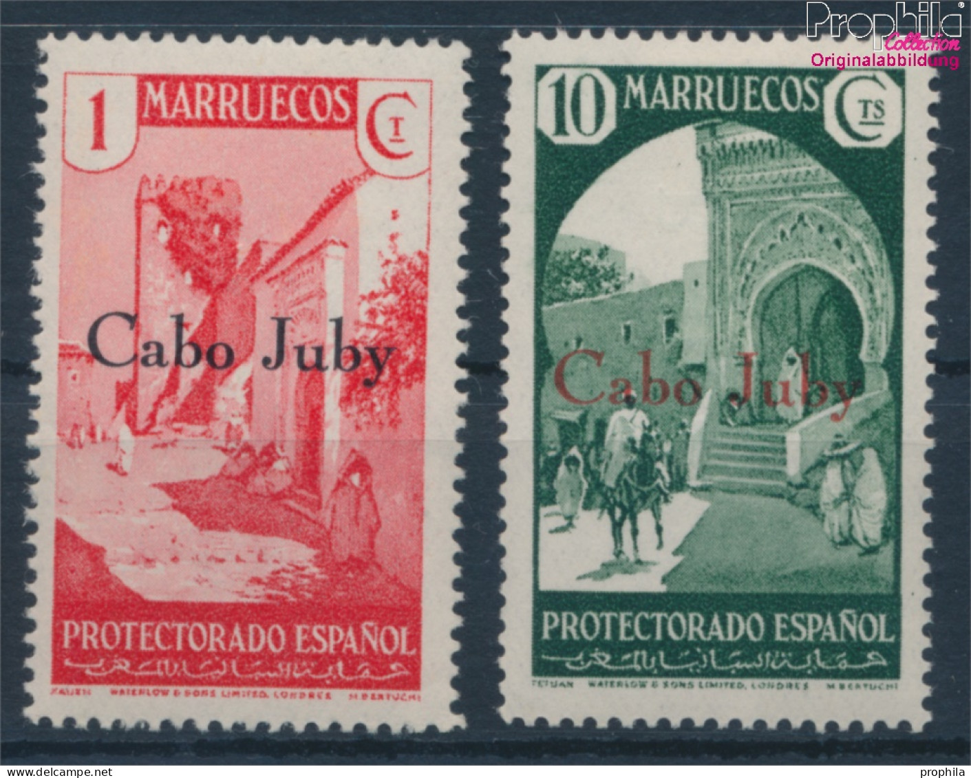 Kap Juby 59-60 Mit Falz 1934 Sehenswürdigkeiten Und Landschaften (10309851 - Cabo Juby