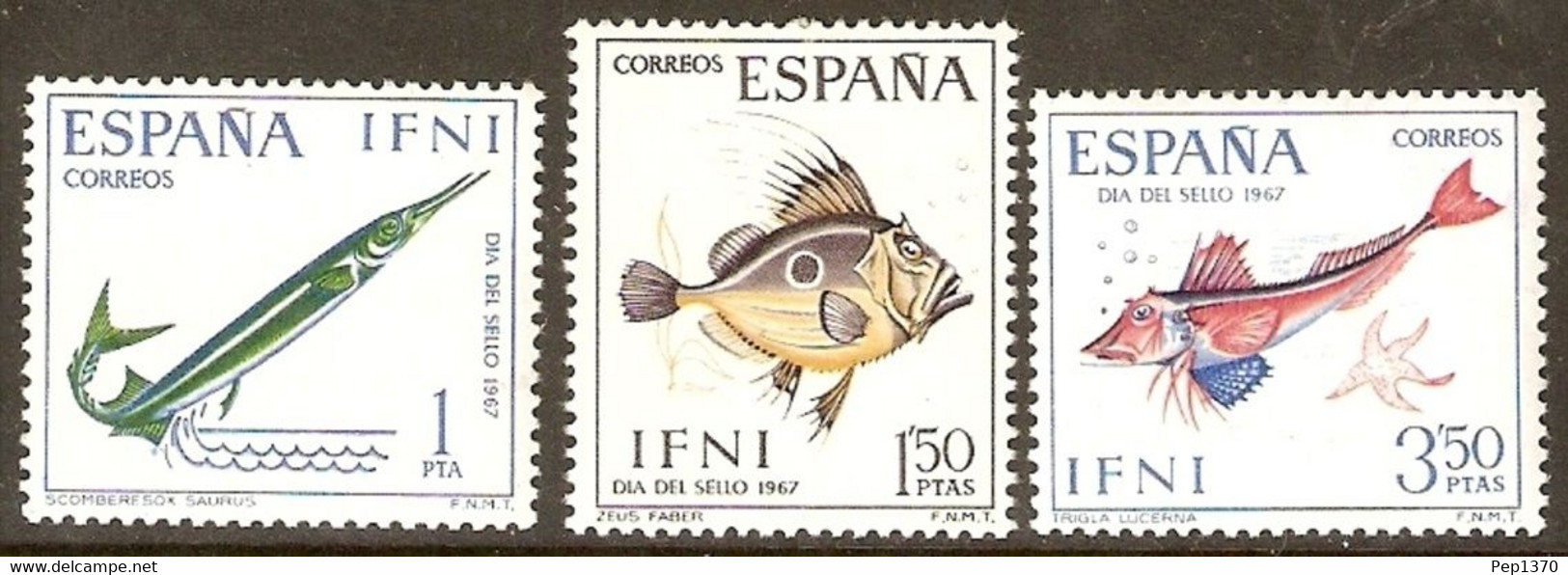 IFNI 1967 - FAUNA - PECES - EDIFIL 230-232** - Ifni