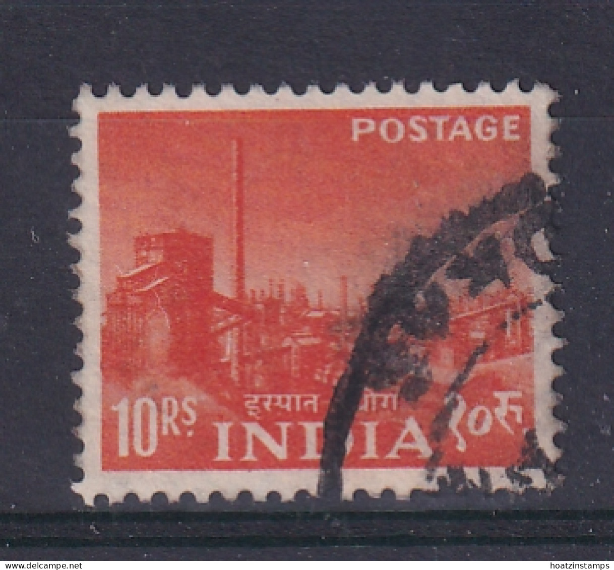 India: 1955   Five Year Plan    SG371     10R     Used - Oblitérés
