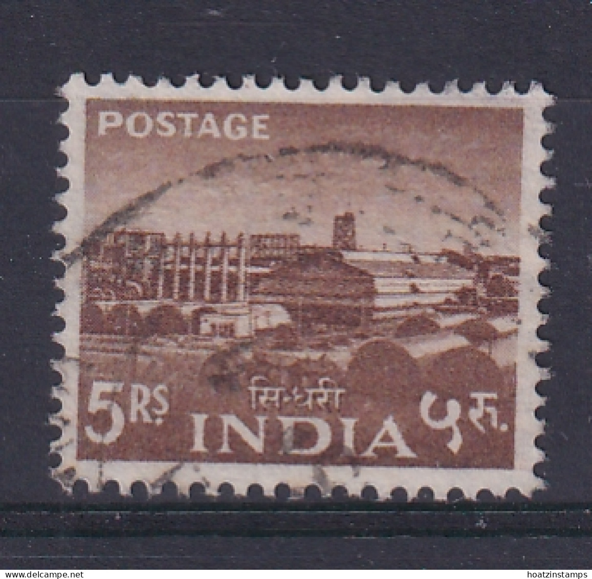 India: 1958/63   Pictorial    SG415     5R     Used - Gebraucht