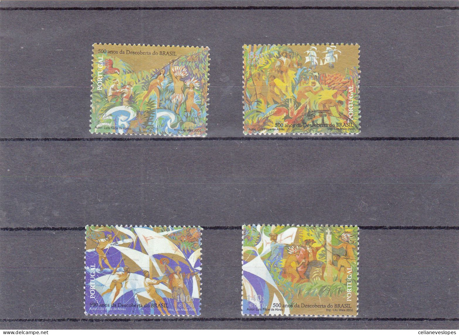 Portugal, (14), Natal 99, 2000, Mundifil Nº 2681 A 2684 Used - Usado