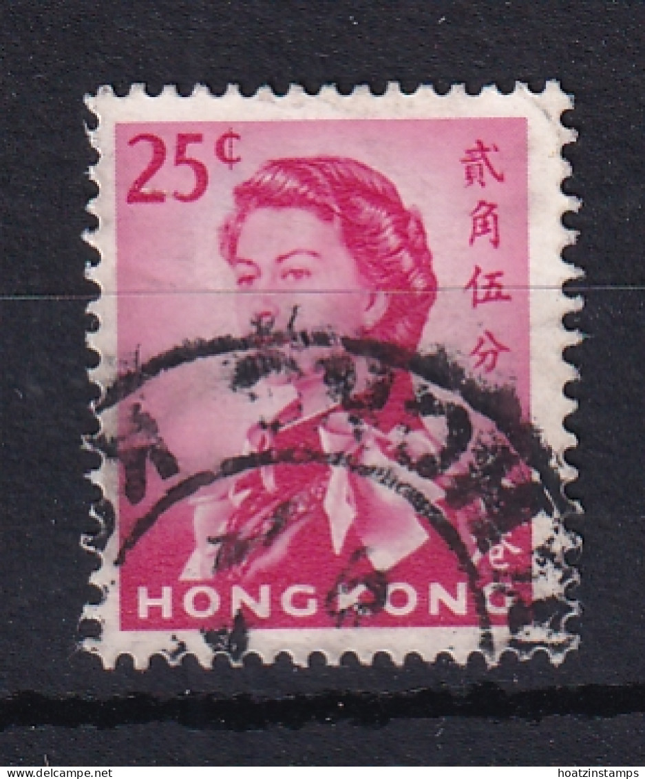 Hong Kong: 1962/73   QE II     SG200      25c      Used - Gebraucht