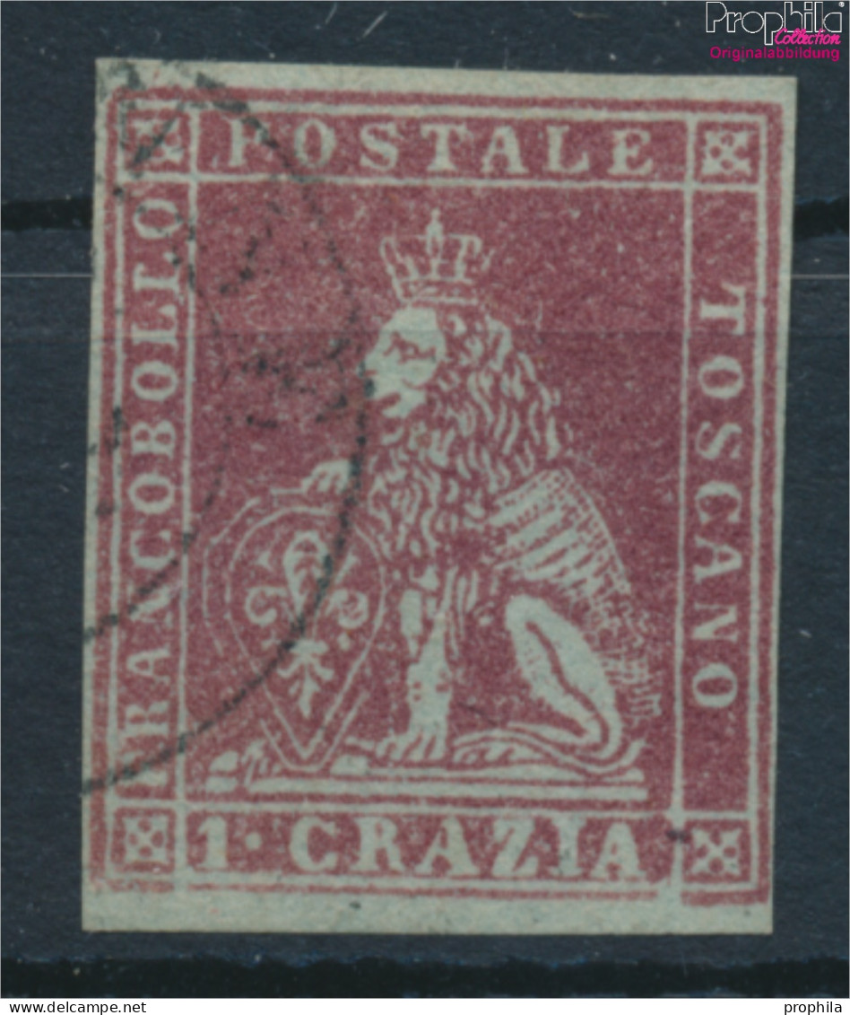 Italien - Toskana 4y B Gestempelt 1853 Löwe (10285055 - Toskana