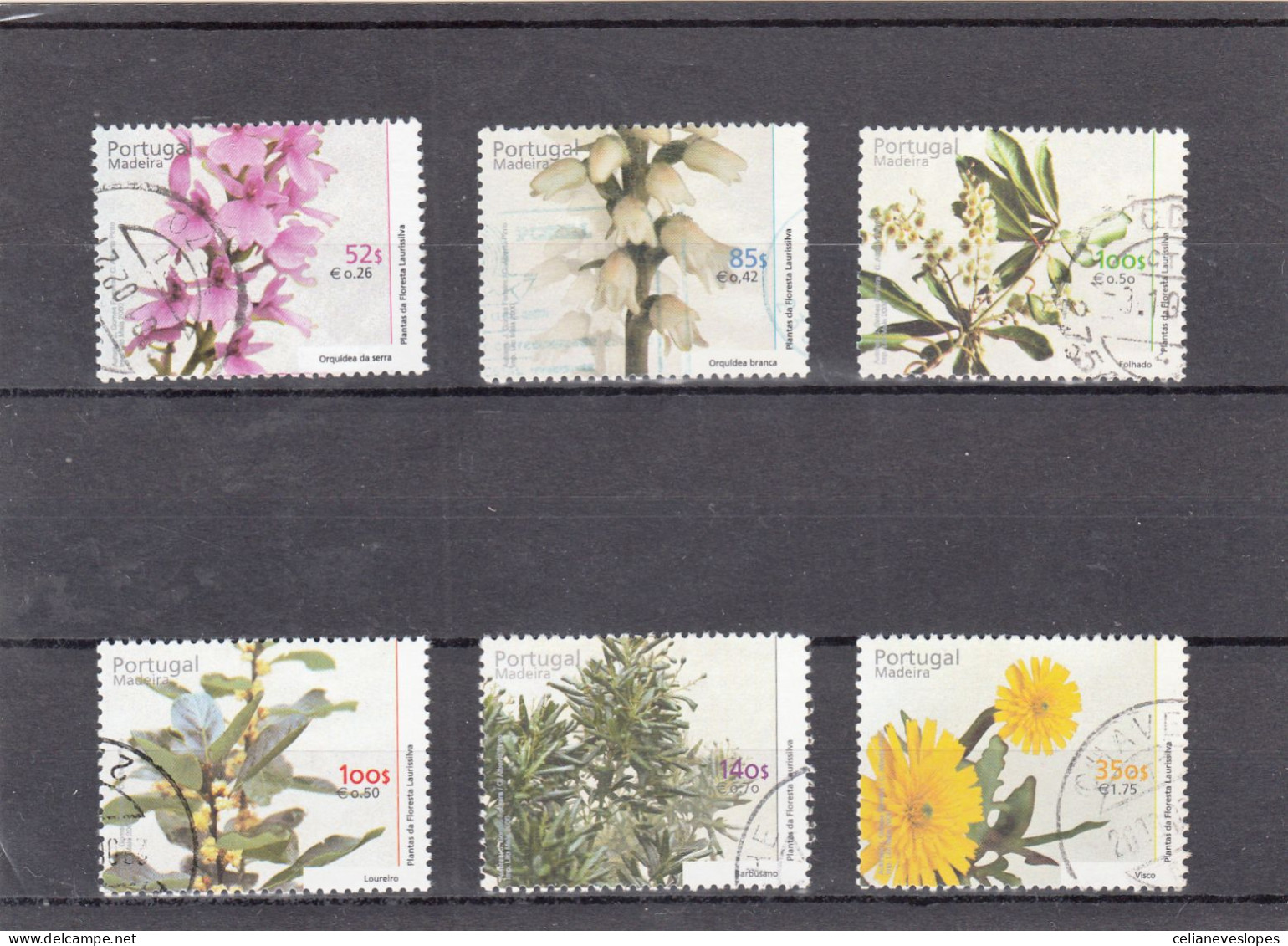 Portugal, (19), Floresta Laurissilva, 2000, Mundifil Nº 2711 A 2716 Used - Used Stamps