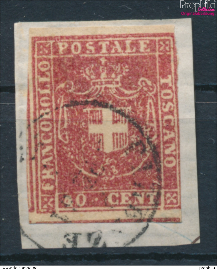 Italien - Toskana 21 Fein (B-Qualität) Gestempelt 1860 Wappen (10285046 - Toskana