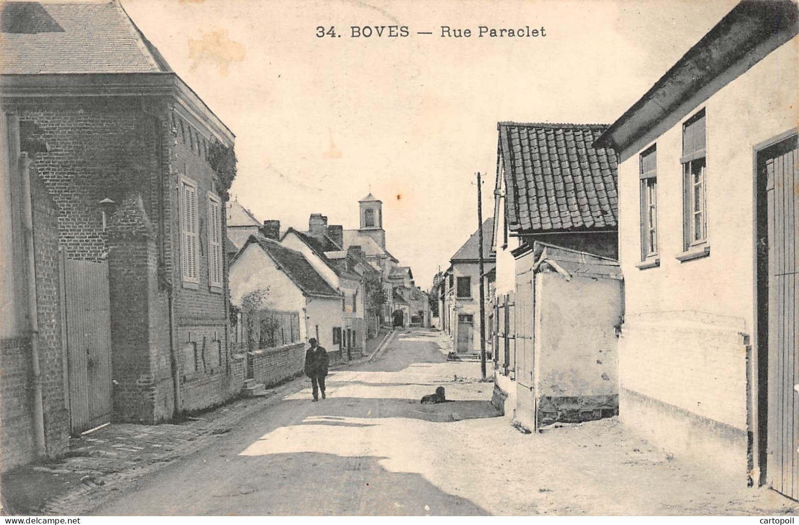 80 - BOVES - Rue Paraclet Animée - Boves