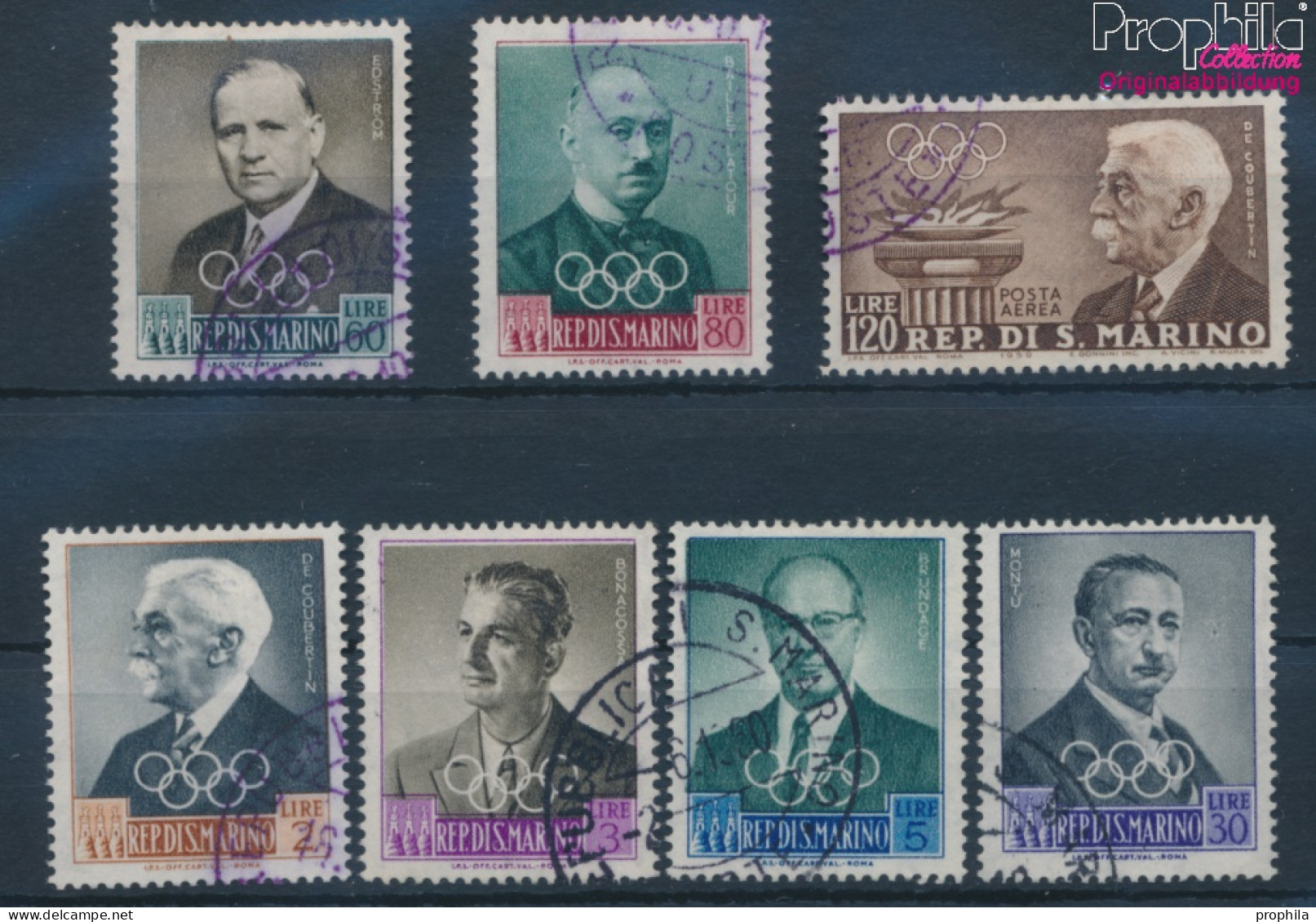 San Marino 611-617 (kompl.Ausg.) Gestempelt 1959 IOC-Präsidium (10310577 - Used Stamps