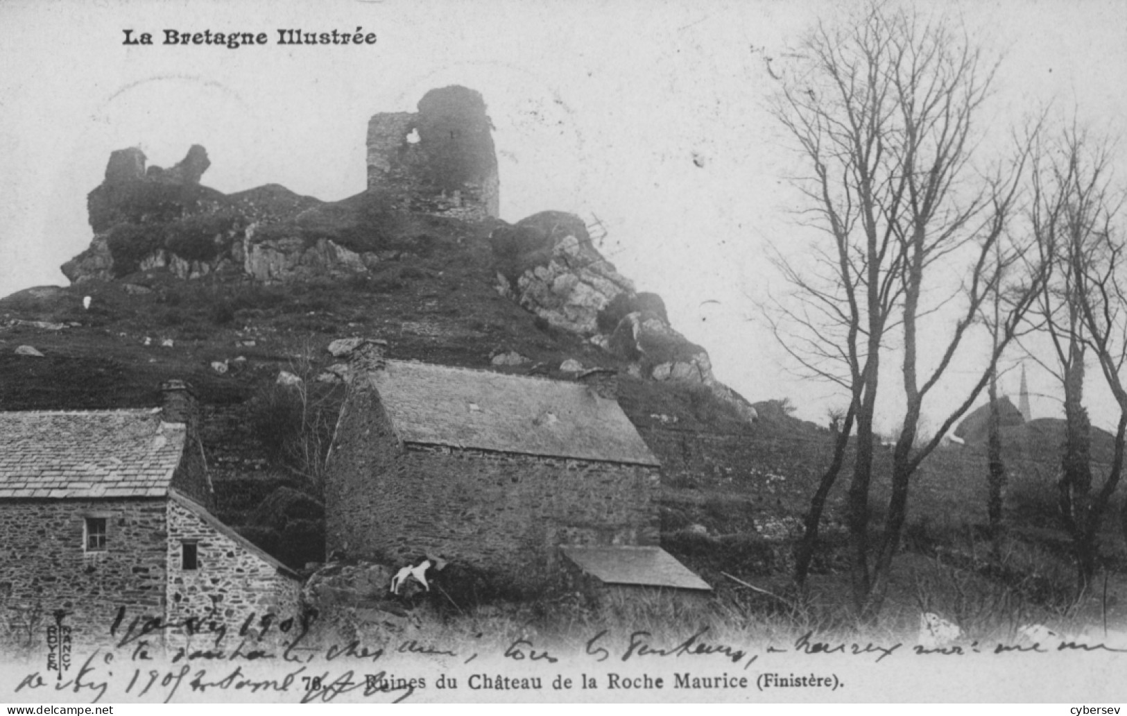 Ruines Du Château De La ROCHE-MAURICE - La Roche-Maurice