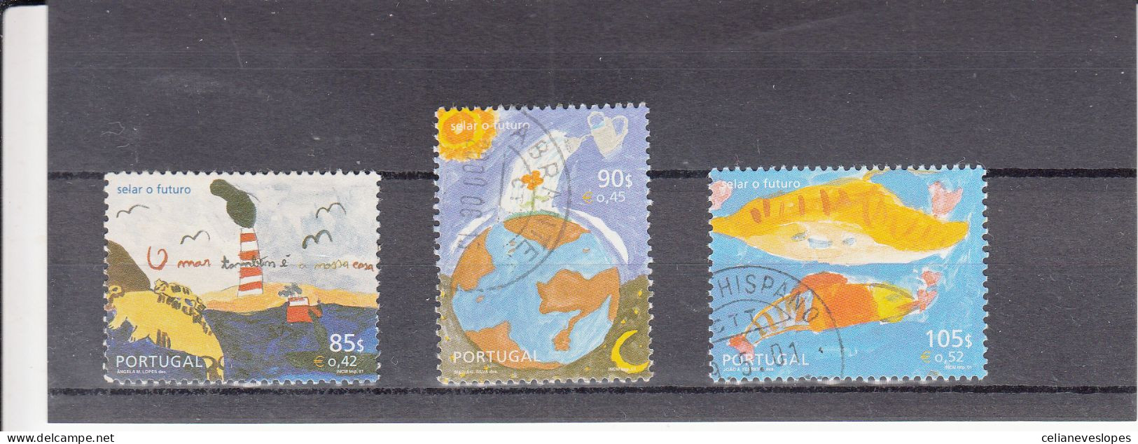 Portugal, (25), Presevar O Ambiente, 2001, Mundifil Nº 2762 A 2764 Used - Usati