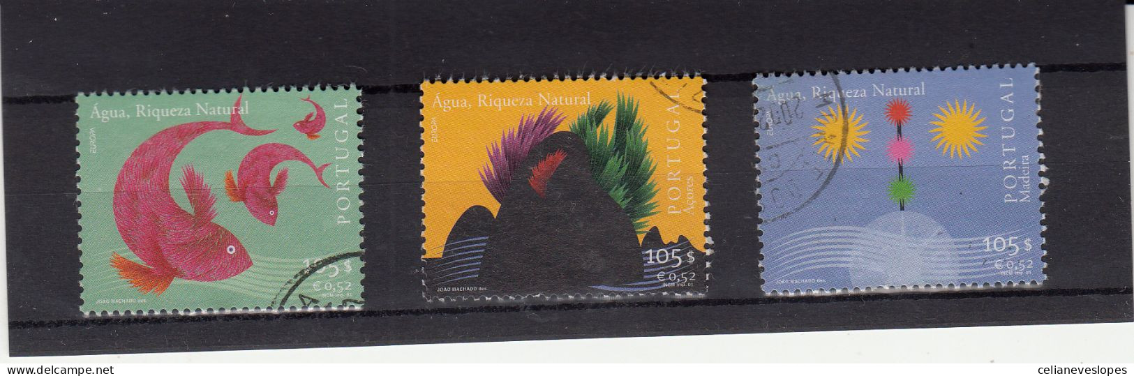 Portugal, (26), Europa, 2001, Mundifil Nº 2769 A 2771 Used - Used Stamps