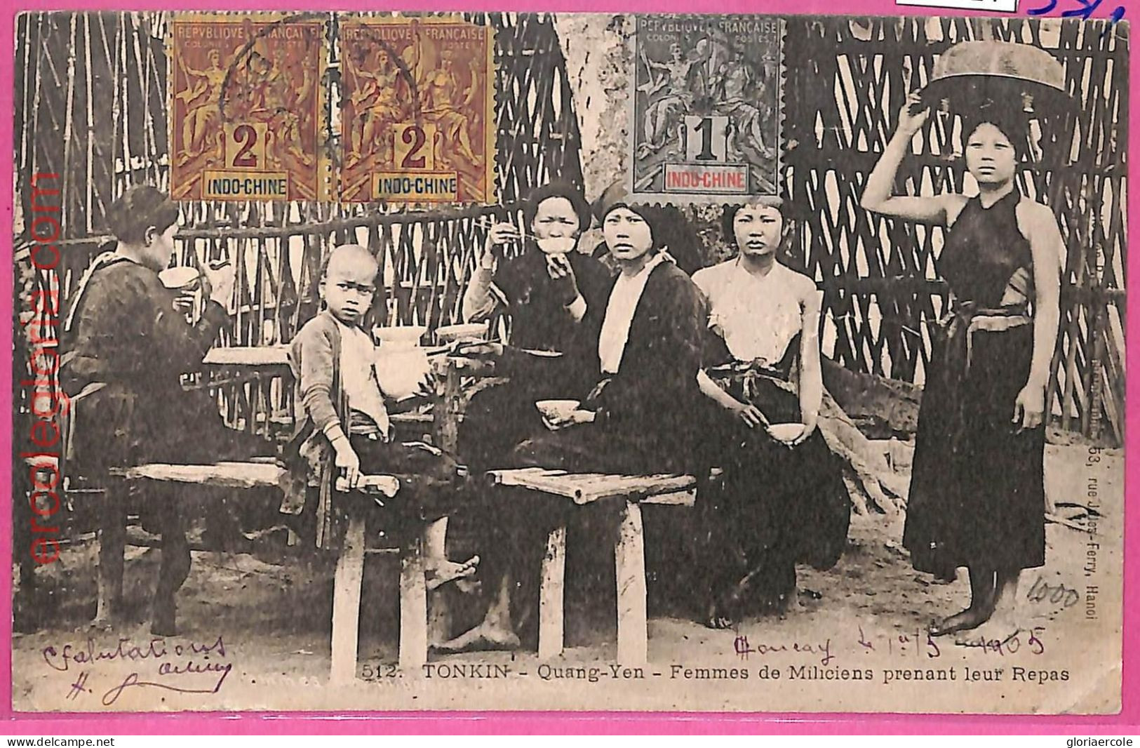 Af8914 - INDOCHINA - Vintage POSTCARD - Tonkin - Indonésie