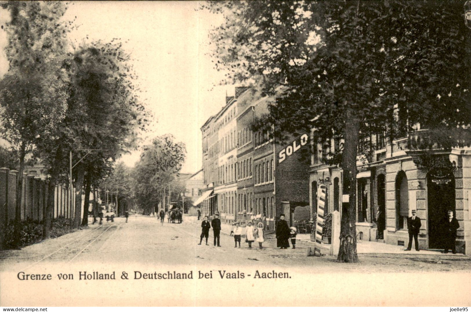 Vaals - Vierlandenblick - Zollwache - Douane - Vierlandenpunt - Bleyberg - Aachen - Neutraal Gebied - 1900 - Vaals