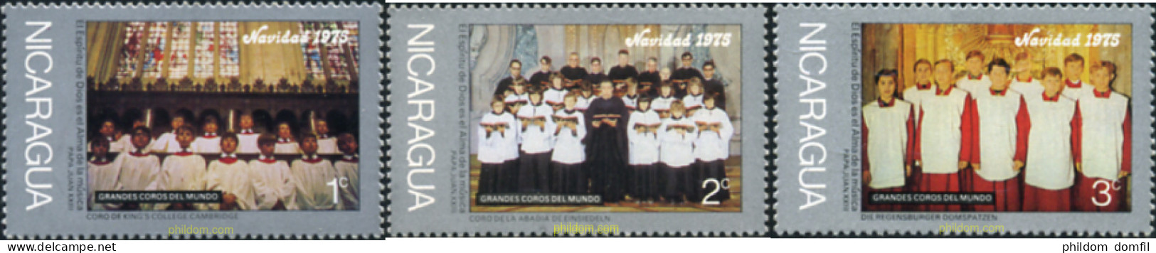 352463 MNH NICARAGUA 1975 NAVIDAD - Nicaragua