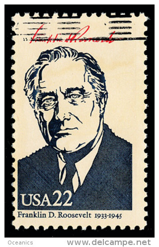Etats-Unis / United States (Scott No.2219d - 35 Presidents) (o) - Used Stamps