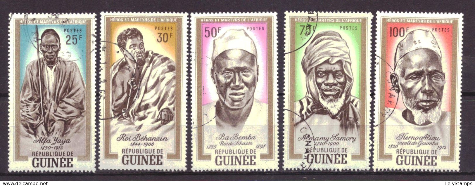 Guinee 138 T/m 142 Used (1962) - Guinée (1958-...)