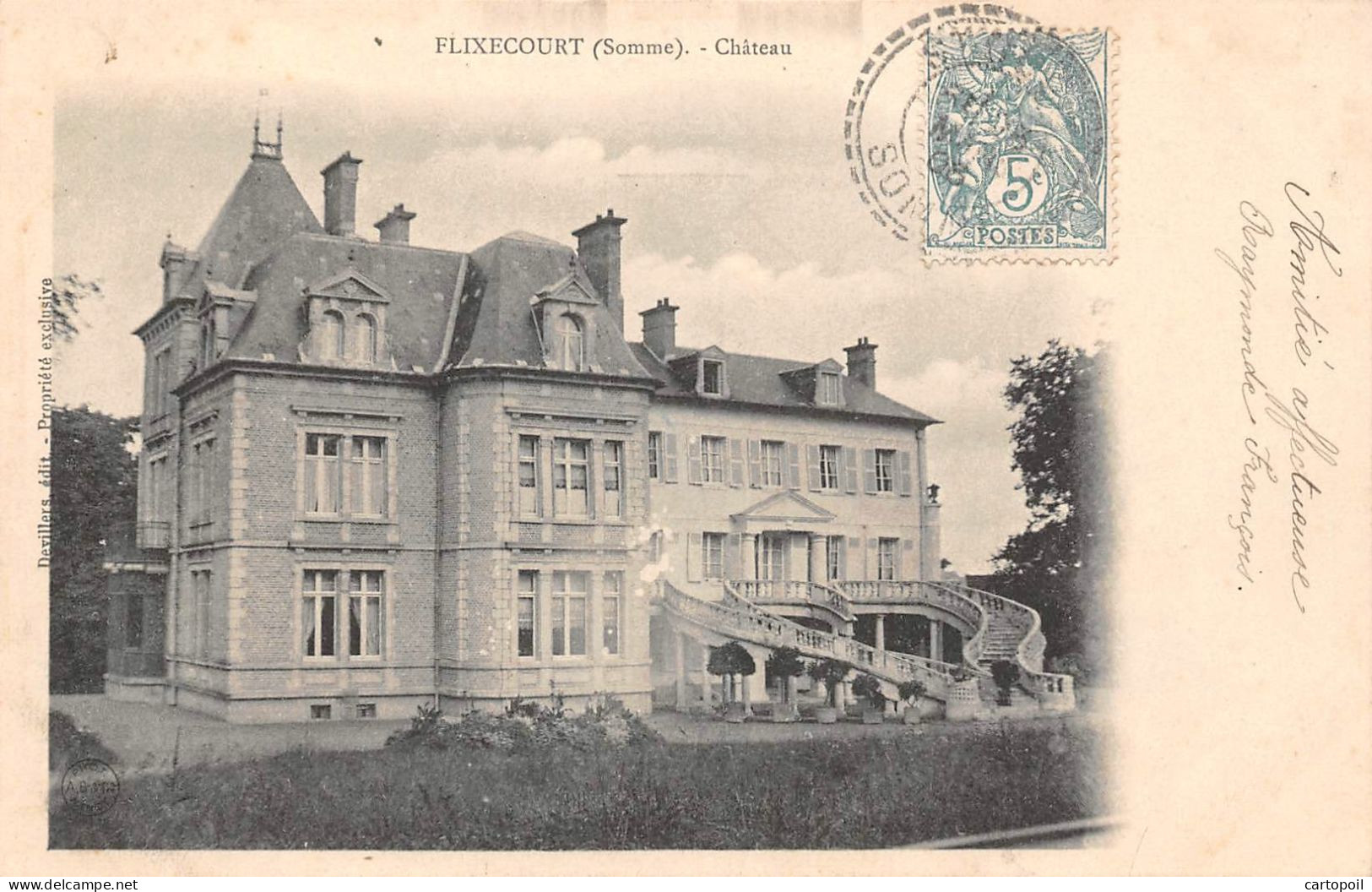 80 - FLIXECOURT - Le Château - Flixecourt