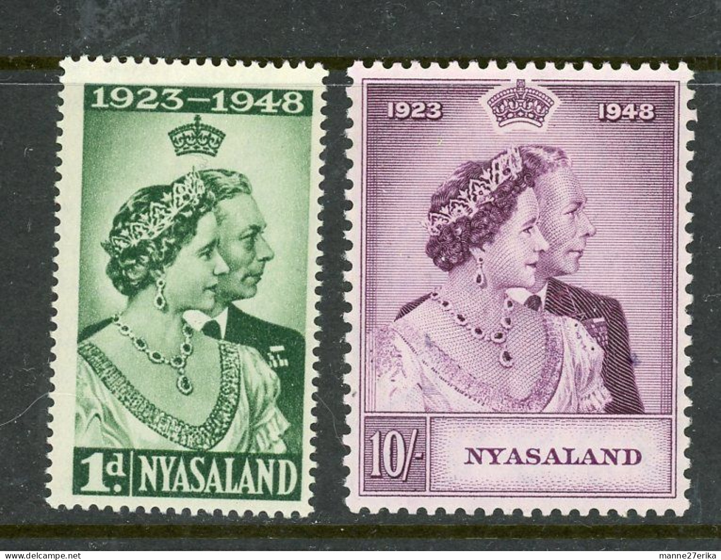 Nyasaland-Silver Wedding 1949 (*) - Unclassified