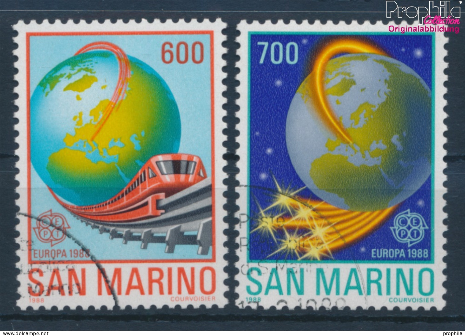 San Marino 1380-1381 (kompl.Ausg.) Gestempelt 1988 Europa (10310593 - Usati