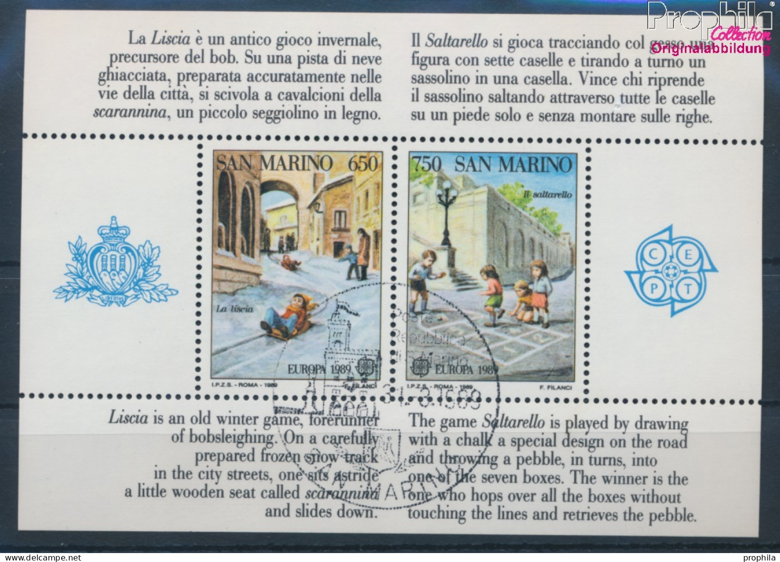 San Marino Block12 (kompl.Ausg.) Gestempelt 1989 Europa (10310597 - Gebruikt