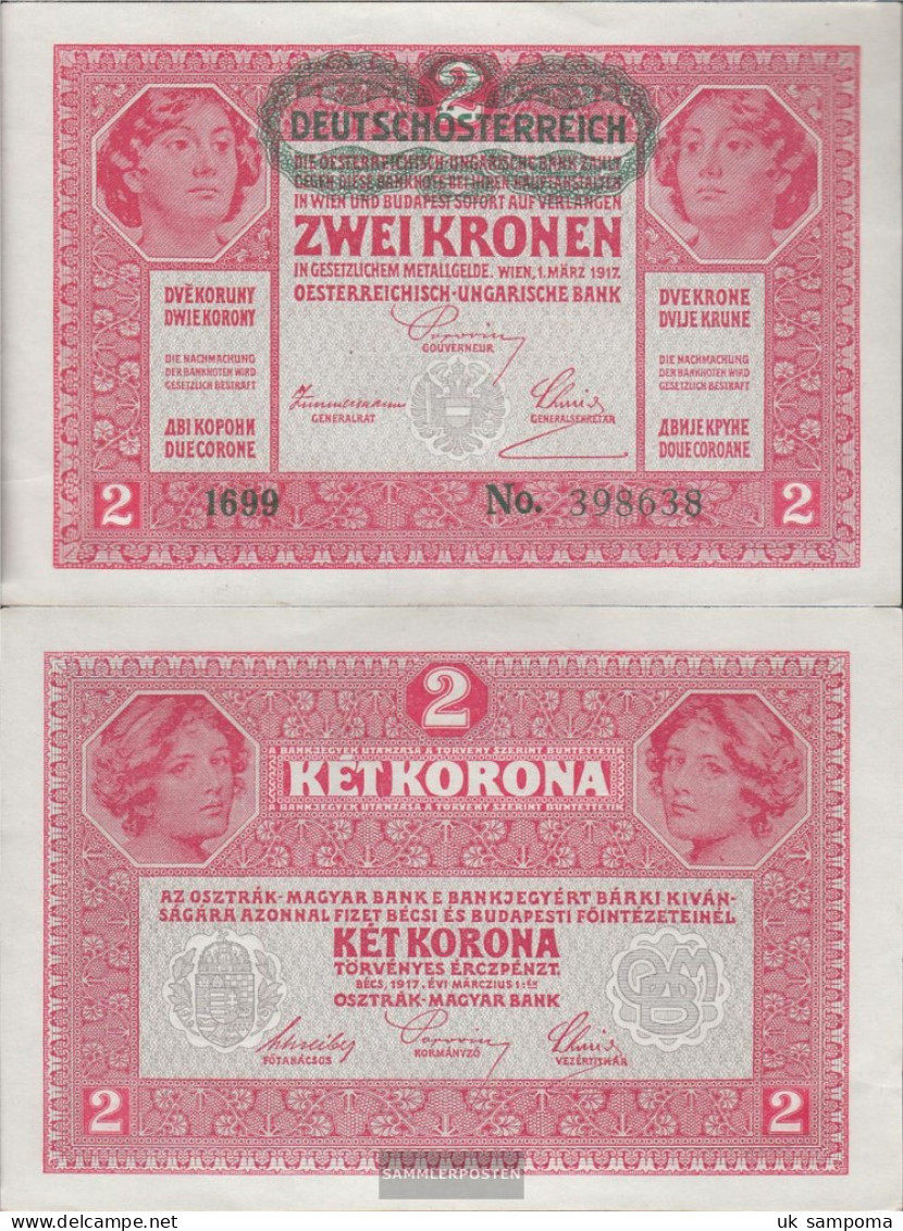 Austria Catalog-number.: 170 (50) Used (III) 1919 2 Crowns - Oesterreich