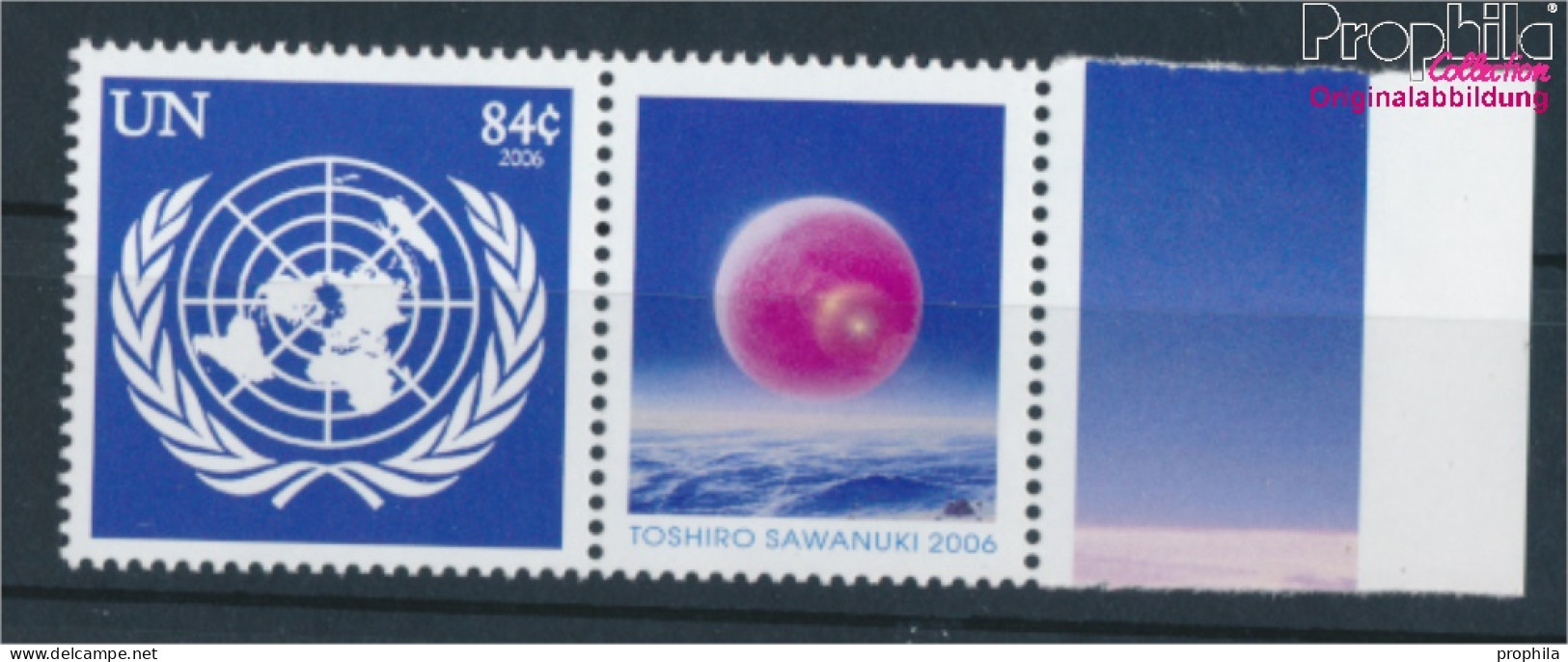 UNO - New York 1032Zf Mit Zierfeld (kompl.Ausg.) Postfrisch 2006 Grußmarke (10325902 - Nuovi