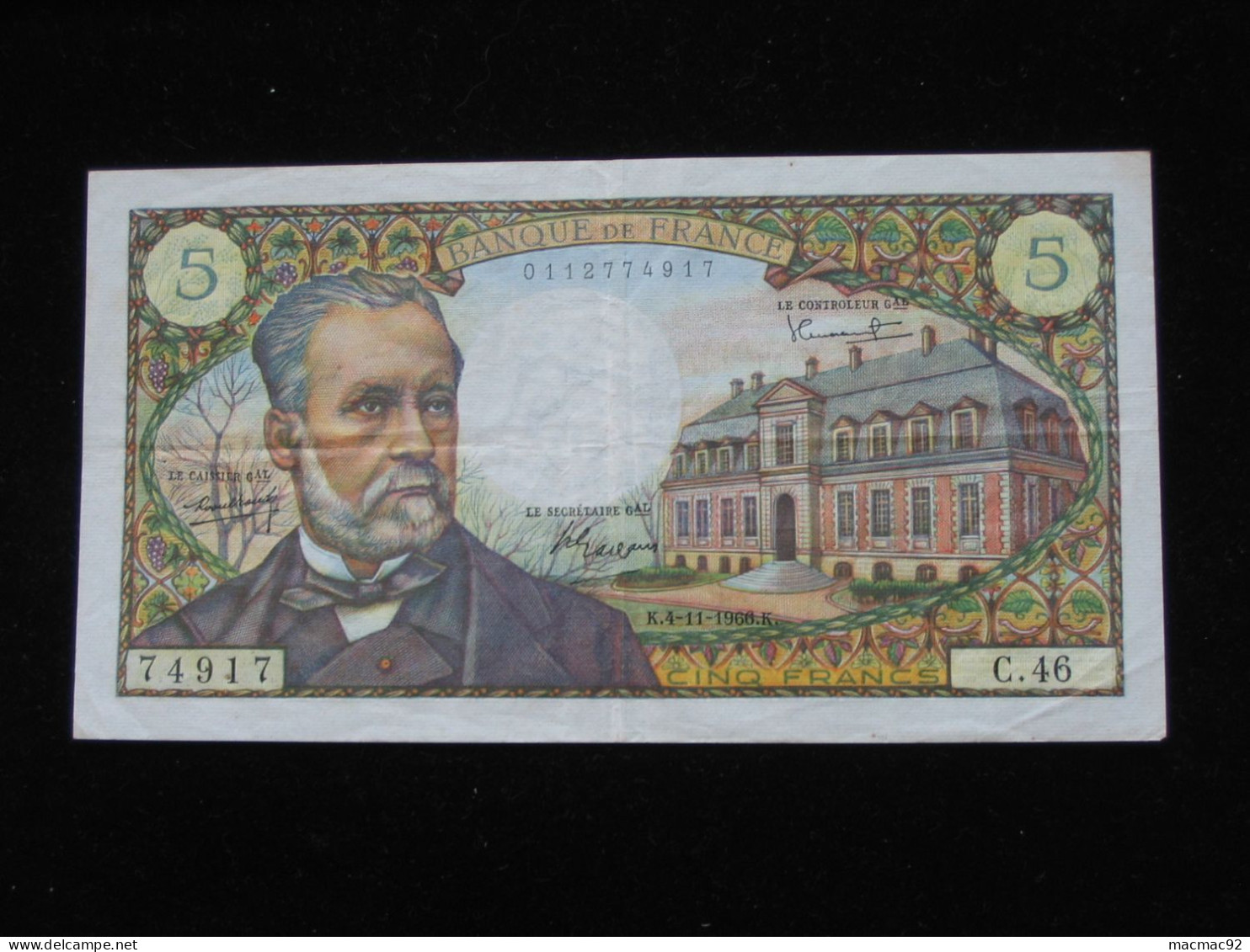 5 Cinq Francs PASTEUR 1966   **** EN ACHAT IMMEDIAT **** - 5 F 1966-1970 ''Pasteur''