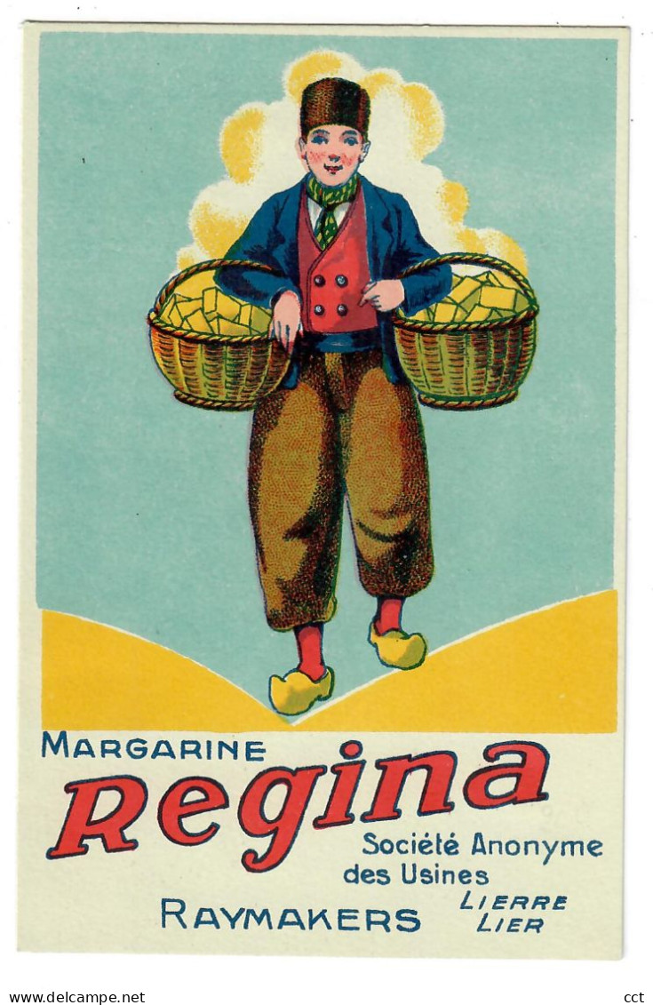 Lier  Lierre   Reclame Pub Margarine Regina Usines Raymakers - Lier