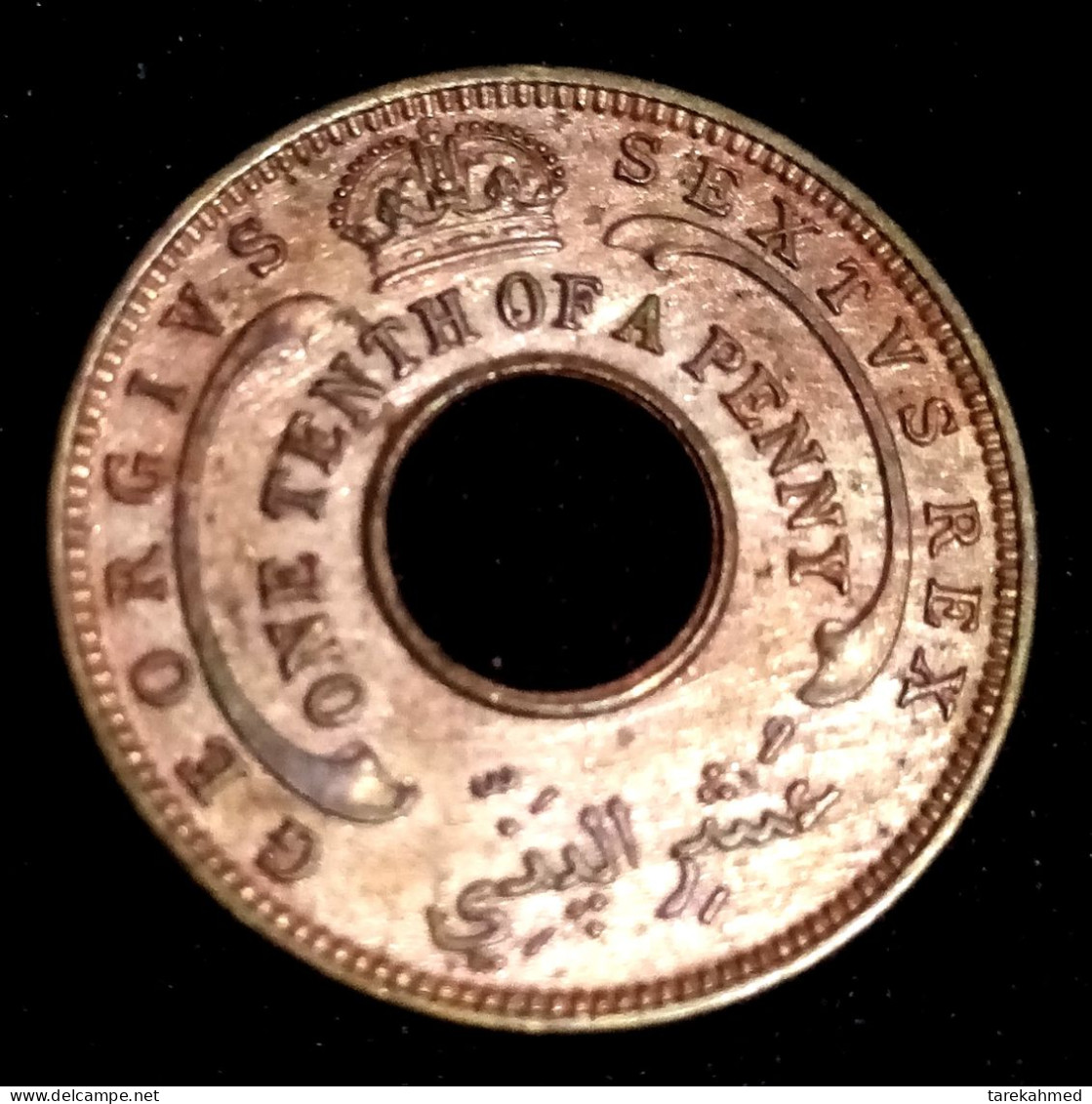 British West Africa, 1/10 Penny, 1952 George VI, AUNC, Gomaa - Colonie