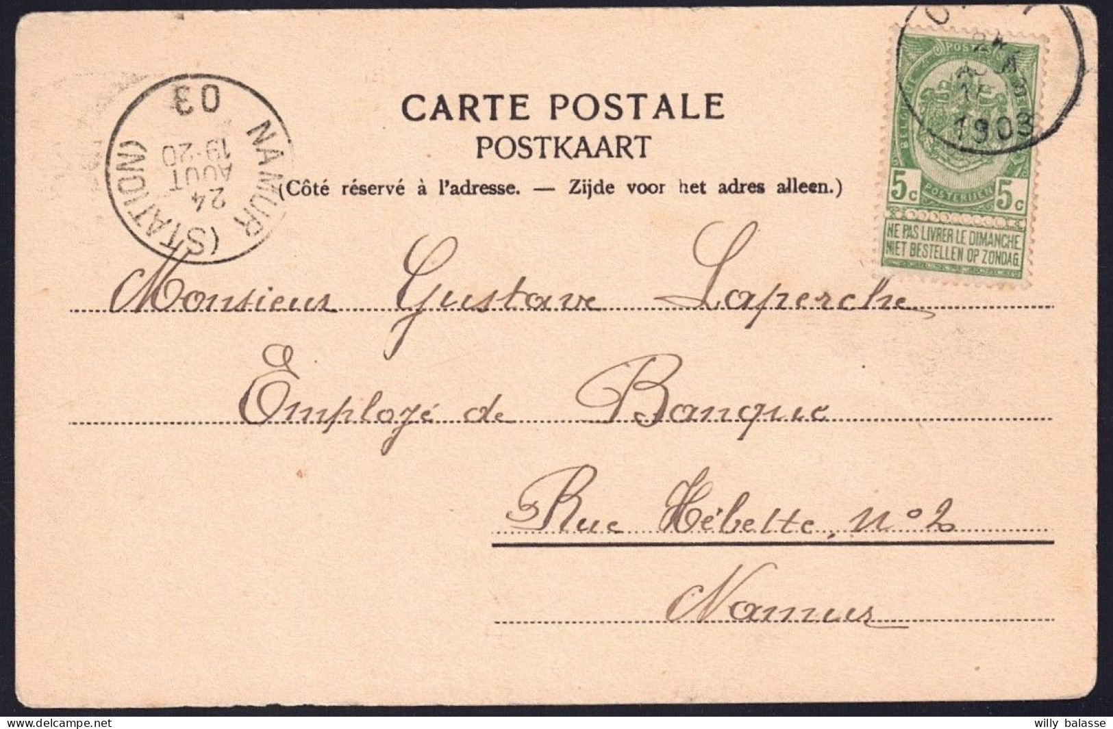 +++ CPA - ANDENNE - L'Ile De Belgrade - 1903  // - Andenne