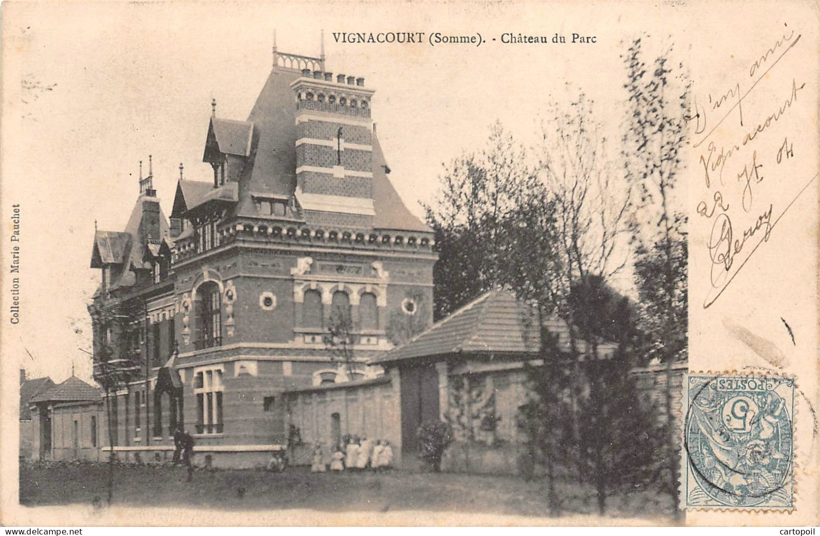 80 - VIGNACOURT - Château Du Parc Animé - Vignacourt