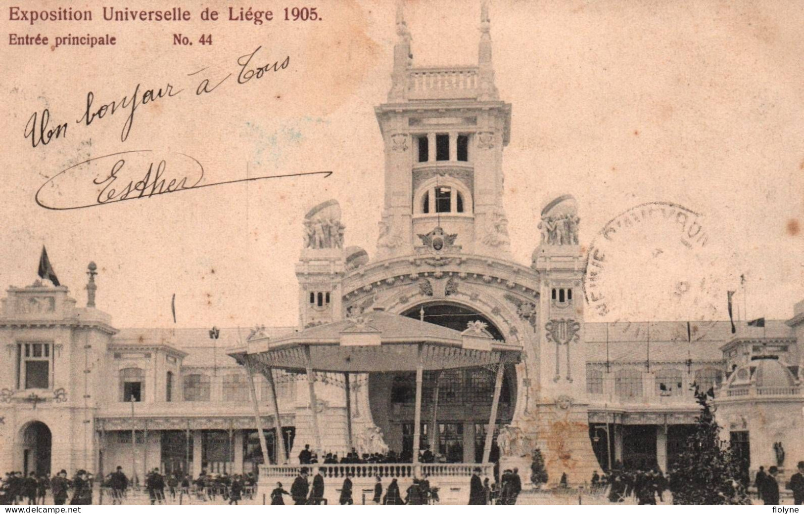 liège - 4 cpa - exposition universelle de 1905 - belgique belgium