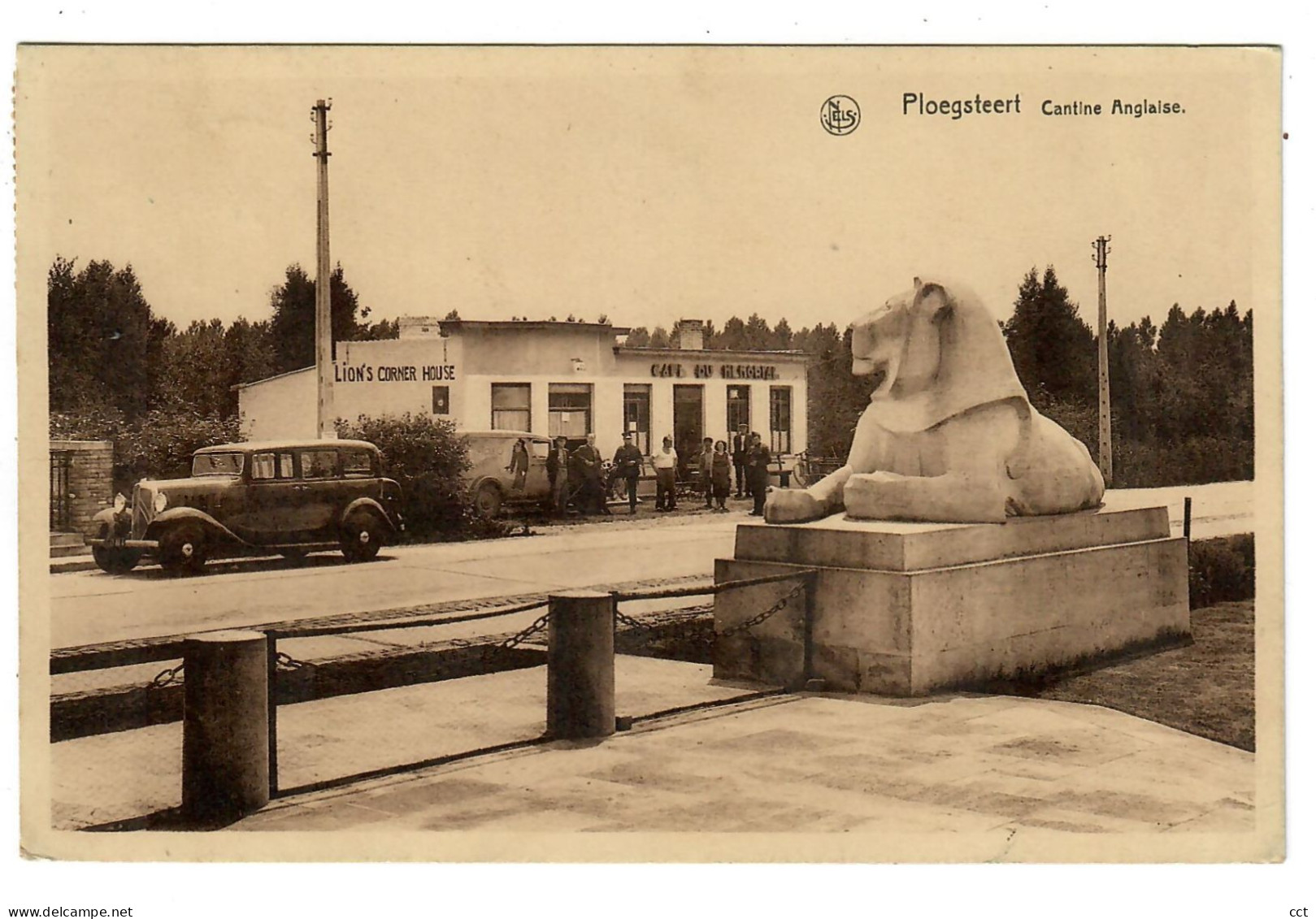 Ploegsteert  Comines    Cantine Anglaise  (Café Du Memorial - Lion's Corner House) - Komen-Waasten