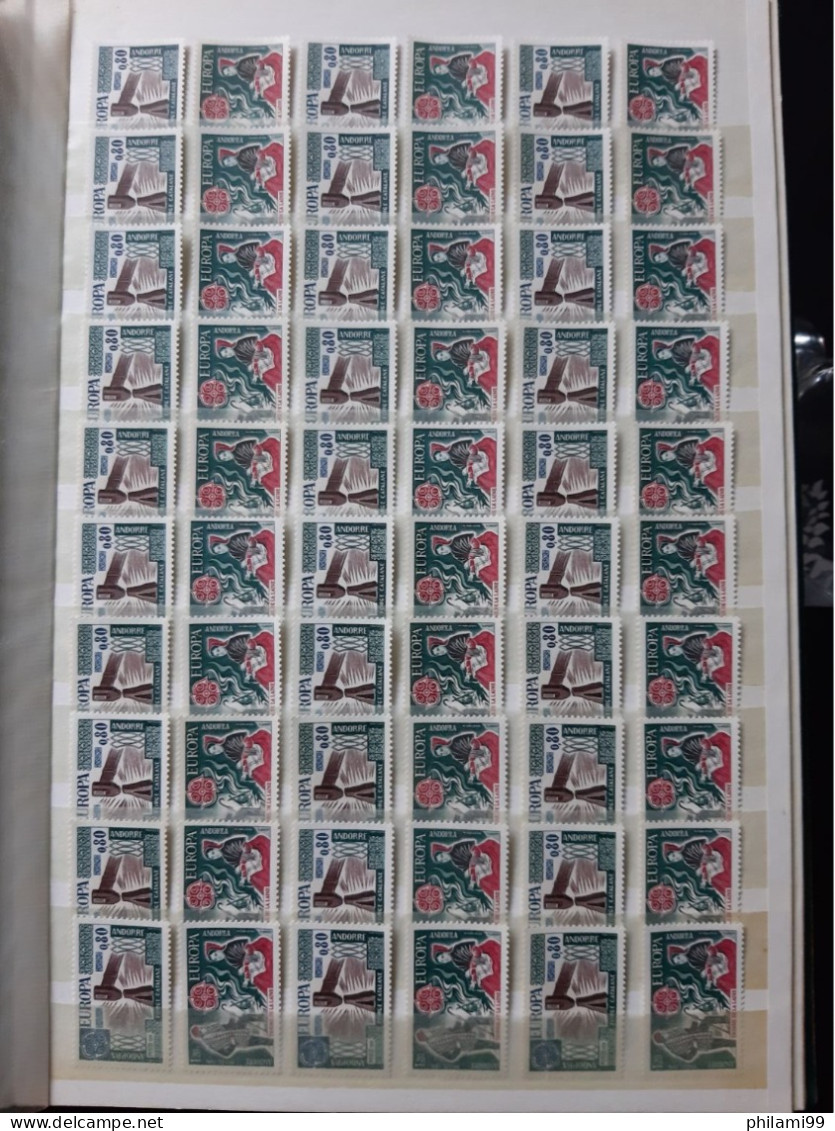 ANDORRA FR MNH** COT. 660 € (30x).1967 1976 EUROPA - Verzamelingen