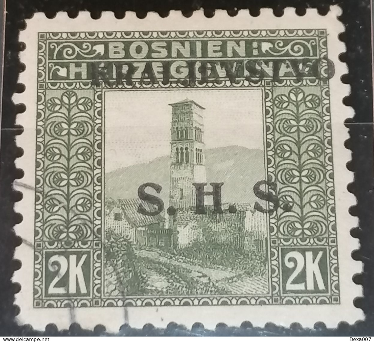 Yugoslavia (SHS) 2k 1919 Mixed Perforations Used - Gebraucht