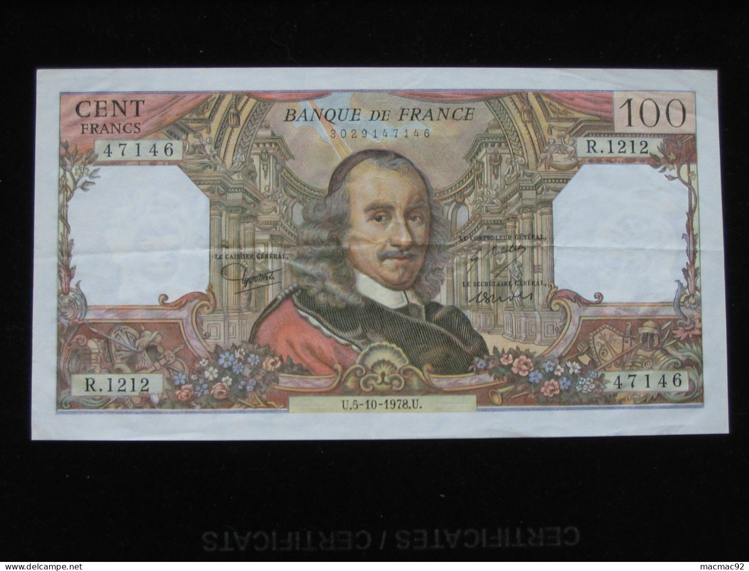 100 Cents Francs CORNEILLE 1978   **** EN ACHAT IMMEDIAT **** - 100 F 1964-1979 ''Corneille''